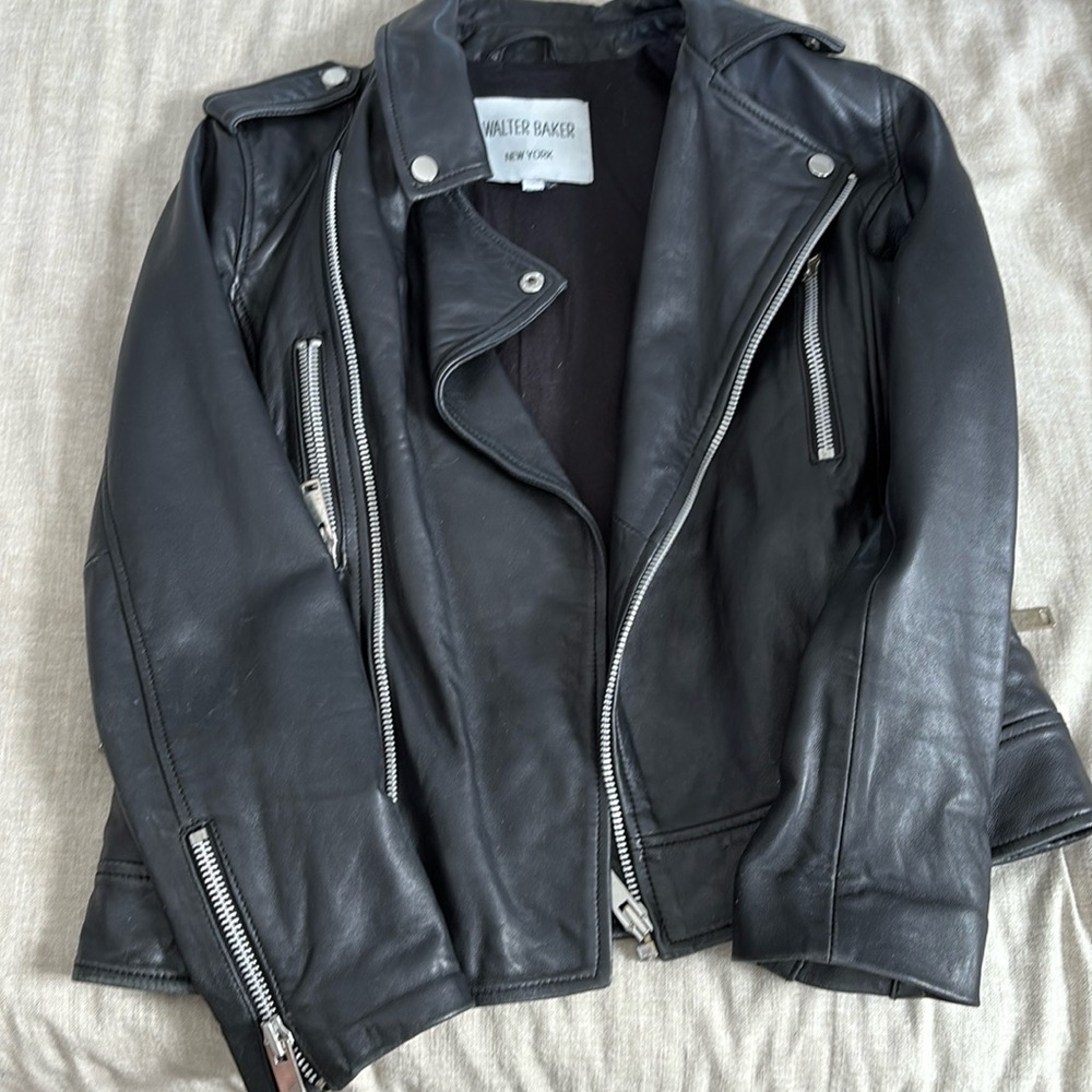 Walter Baker Kelsey motto real leather jacket great condition! Size S